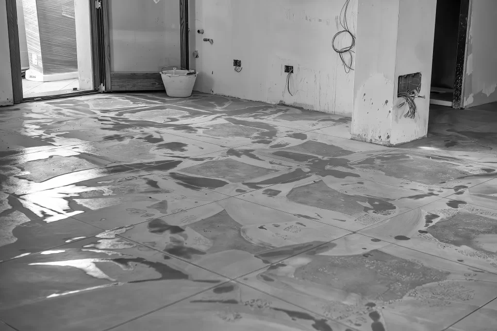 Tile & Grout Cleaning by Angelos Hard Floor & Duct Cleaning - sample test clean area