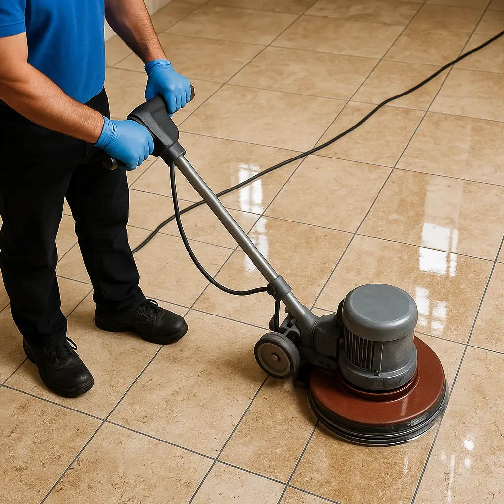 Stone tile and grout cleaning in Delaware County, PA
