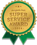 Angie's List 2014 Super Service Award Logo