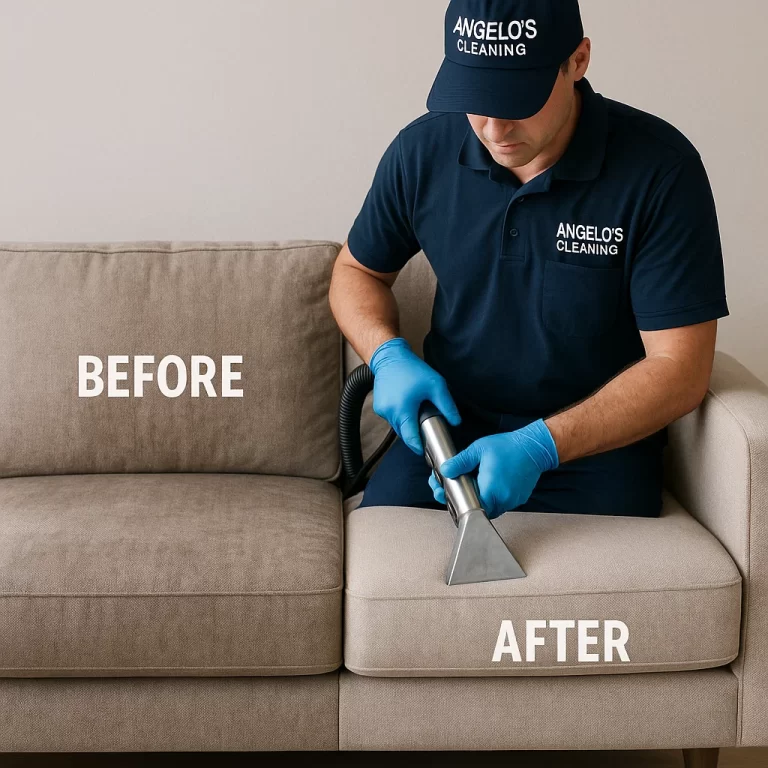 Sofa cleaning service — spot-by-spot stain lifting