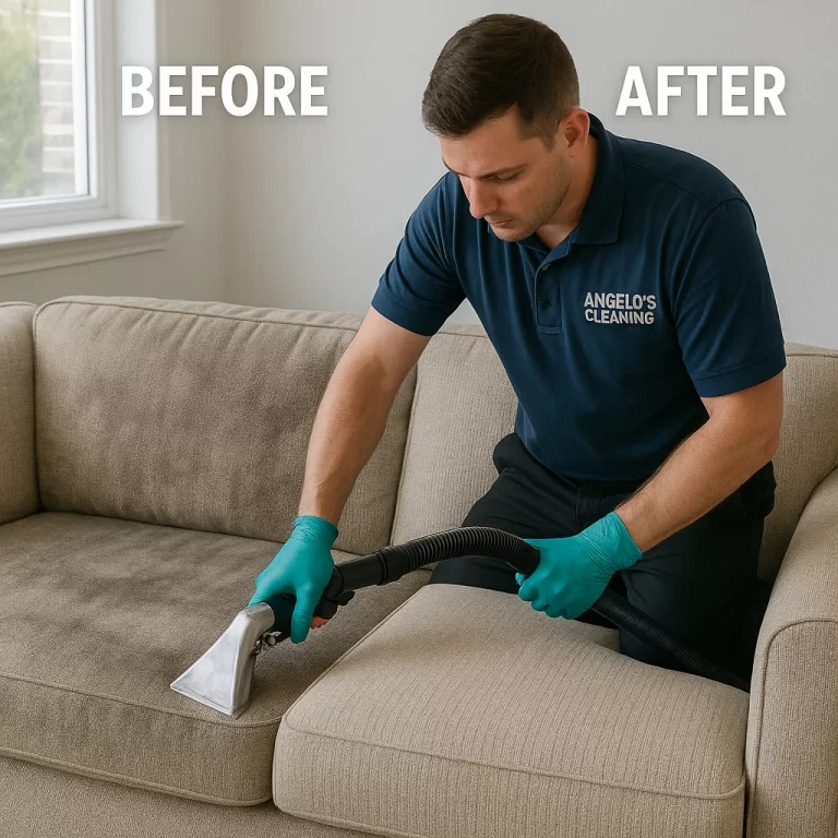 Upholstery sofa cleaning — consistent results across cushions