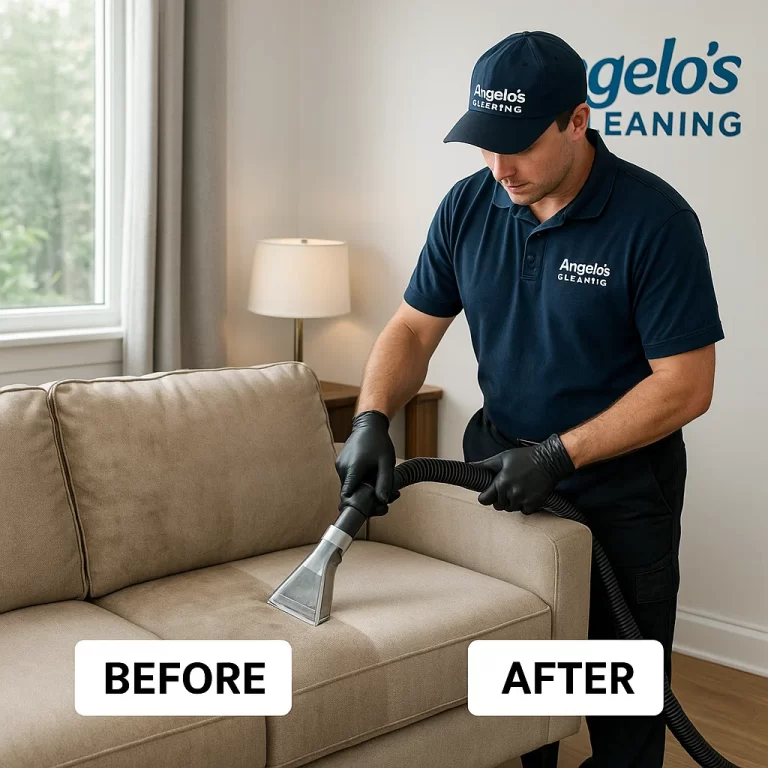 Professional sofa cleaning — results that photograph clearly