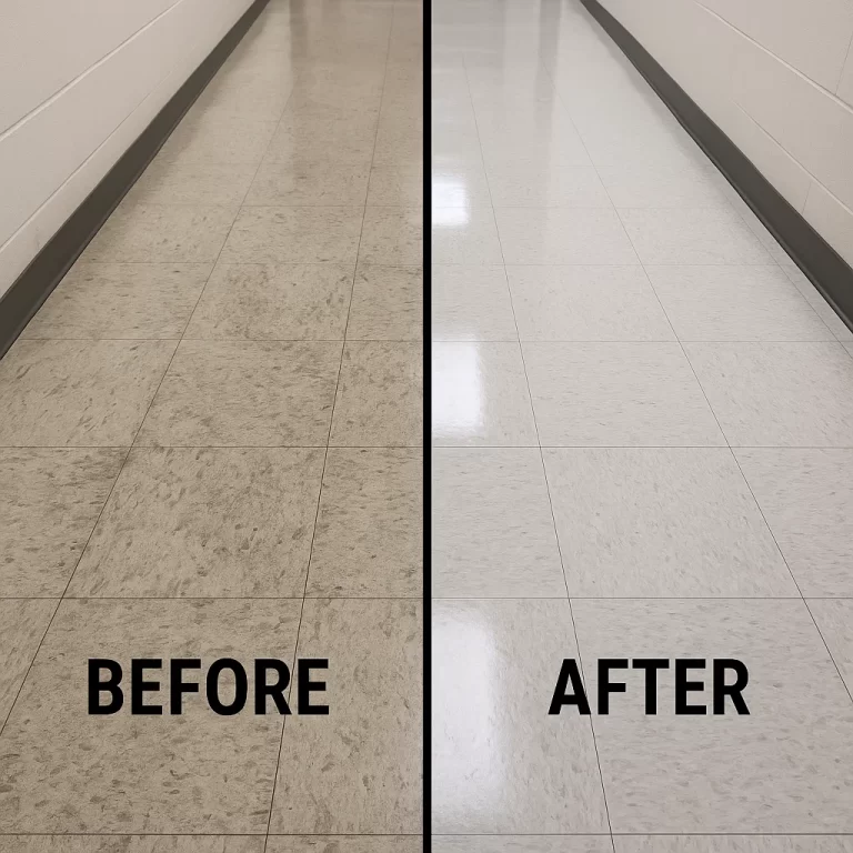 Crew wrapping up composite floor tools