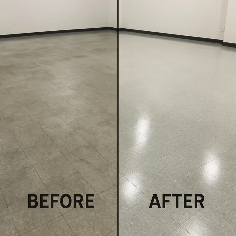 Worker applying protective sealer layer