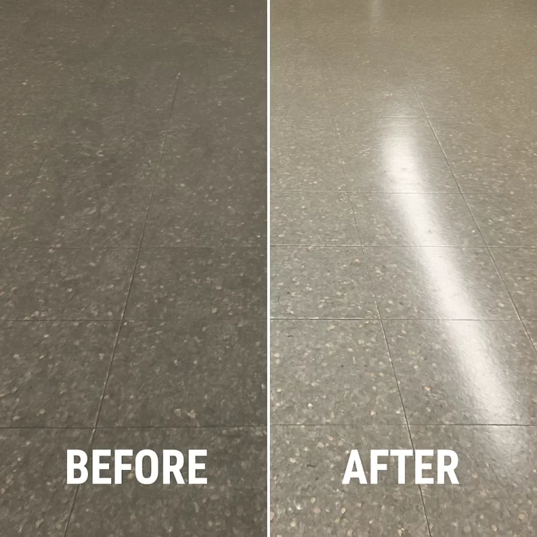 Worker performing quality check on finish