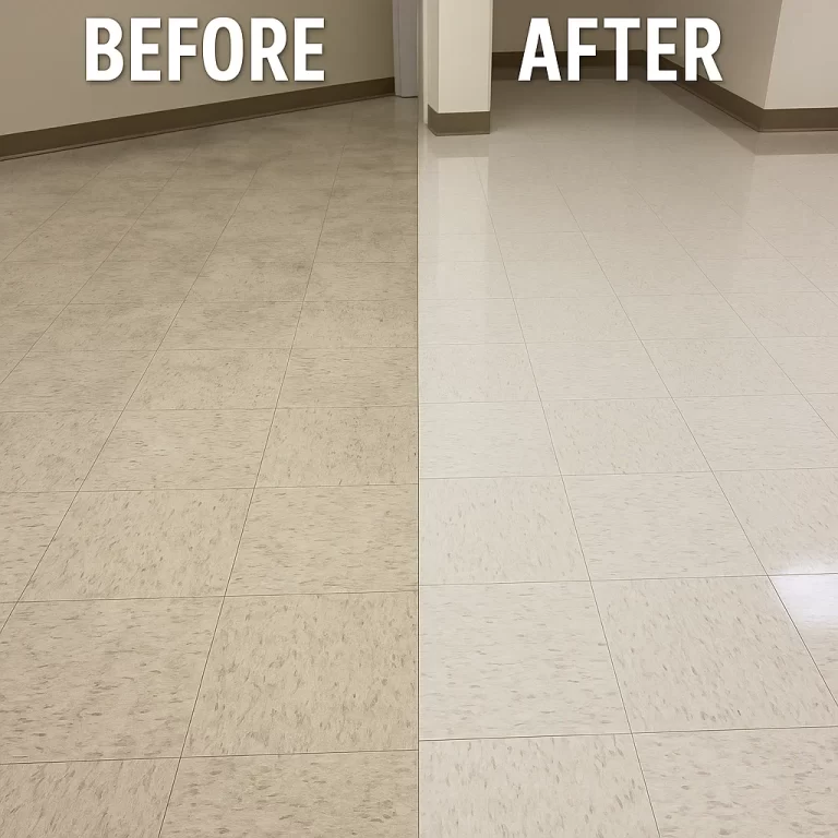 Worker folding up caution signage