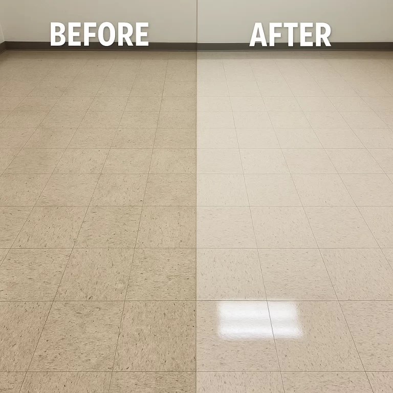 Cleaner packing up hoses and pads