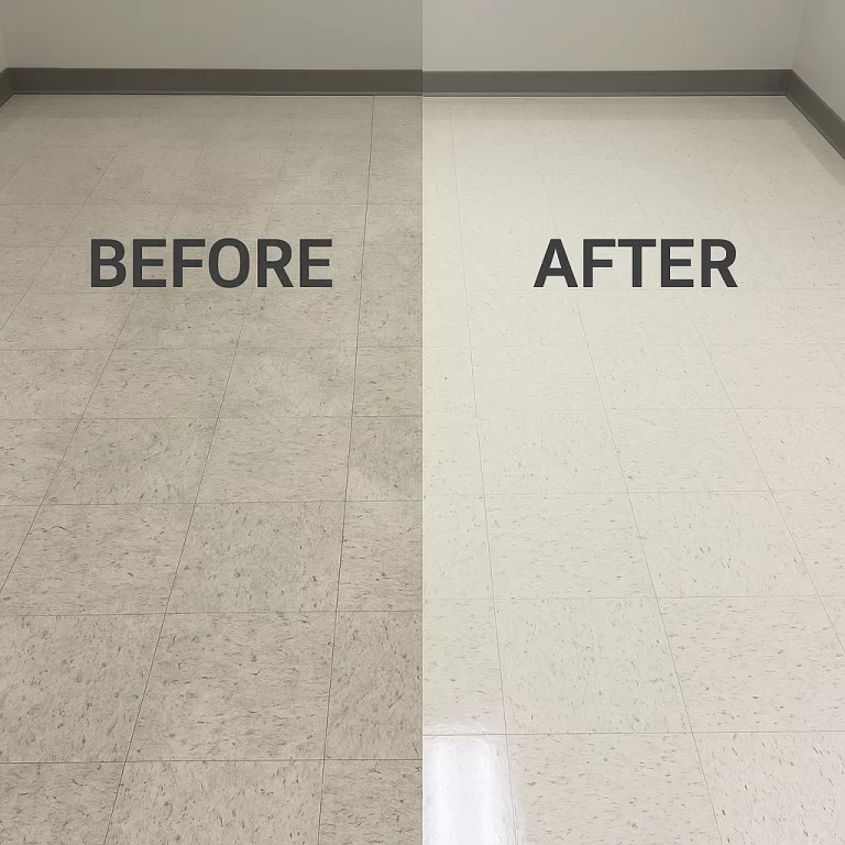 Technician signing completion form