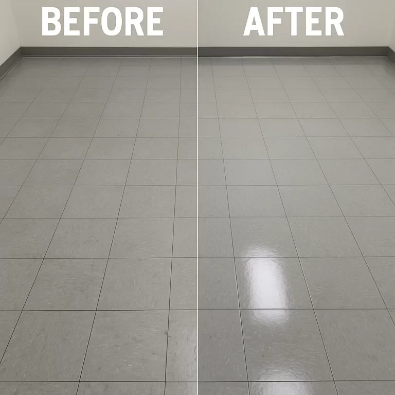 Worker closing up site at night