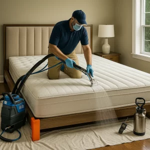 Mattress cleaning with low fragrance by Angelo's Cleaning