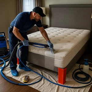 Professional mattress cleaning care by Angelo's Cleaning