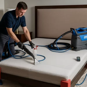 Odor-neutralizing mattress cleaning by Angelo's Cleaning