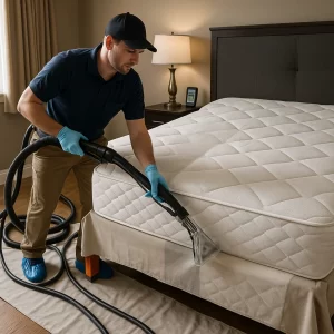 Allergen-focused mattress cleaning care by Angelo's Cleaning