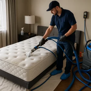 Precision mattress cleaning care by Angelo's Cleaning