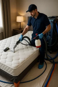 Mattress cleaning treatment by Angelo's Cleaning