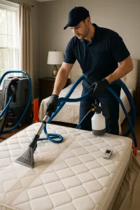 Mattress cleaning made safe by Angelo's Cleaning