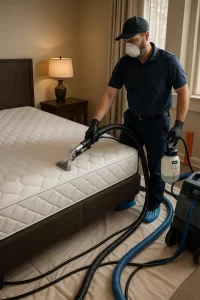 Mattress cleaning with care and attention by Angelo's Cleaning