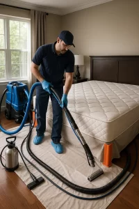 Customer-first mattress cleaning service by Angelo's Cleaning