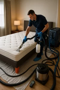 Quality-focused mattress cleaning service by Angelo's Cleaning