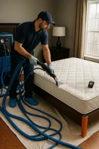 Premium-quality mattress cleaning service by Angelo's Cleaning