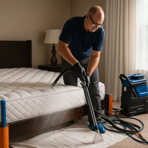 Gentle mattress cleaning by Angelo's Cleaning