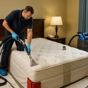 Mattress cleaning for fabric longevity by Angelo's Cleaning