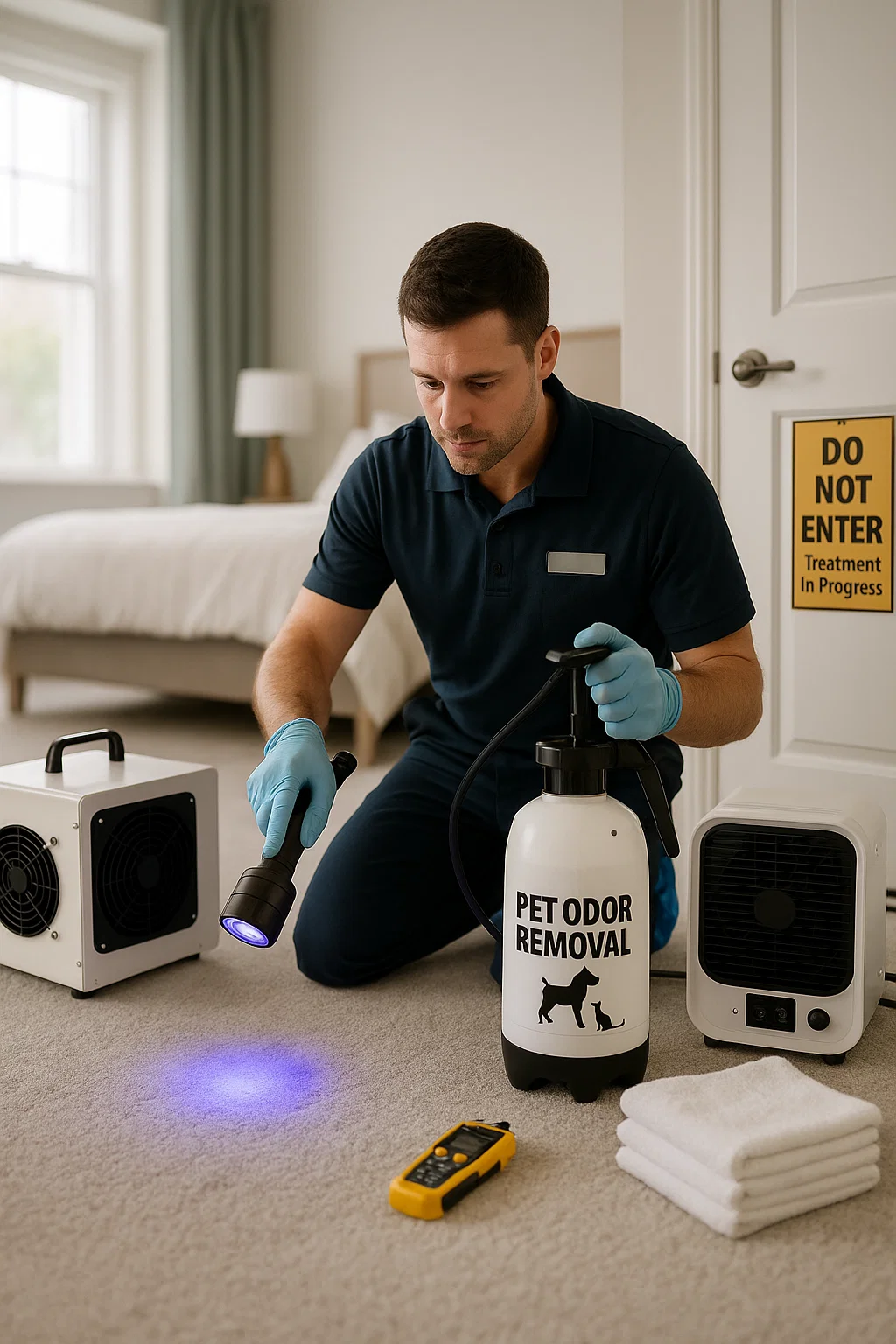 Pet odor removal treatments for carpets and pads in Delaware County, PA