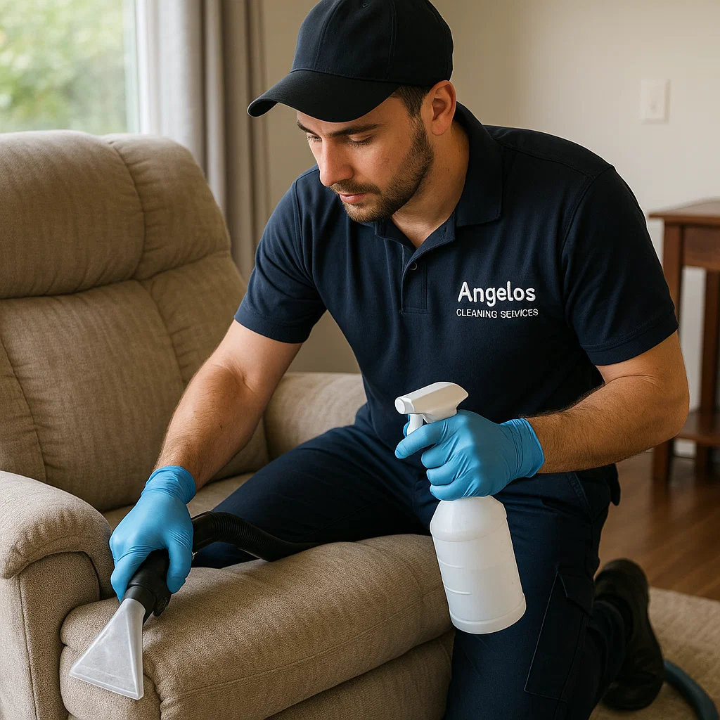 Angelo's Hard Floor & Duct Cleaning careful recliner fabric cleaning