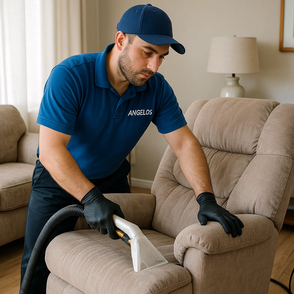 Angelo's Hard Floor & Duct Cleaning trusted recliner cleaning team