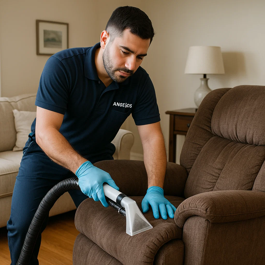 Angelo's Hard Floor & Duct Cleaning careful recliner fabric treatment