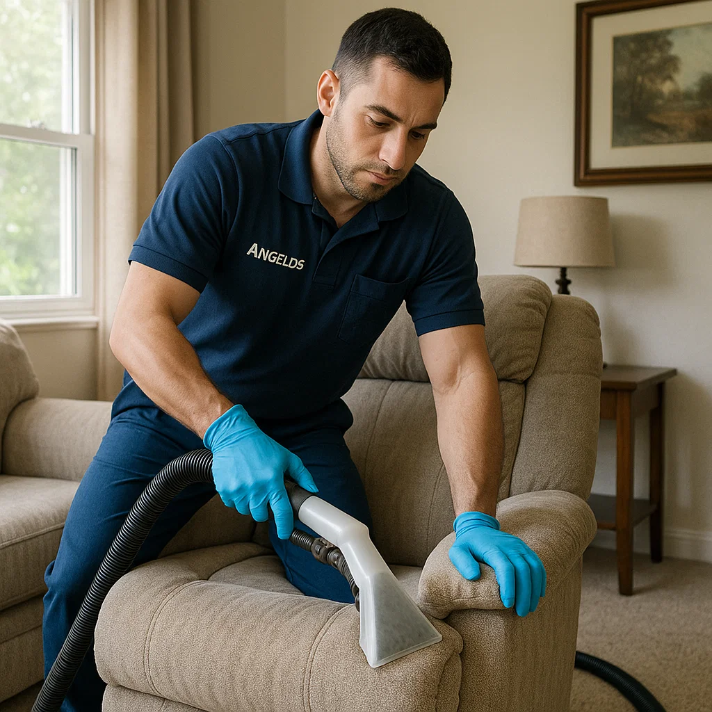 Angelo's Hard Floor & Duct Cleaning dedicated recliner cleaning service
