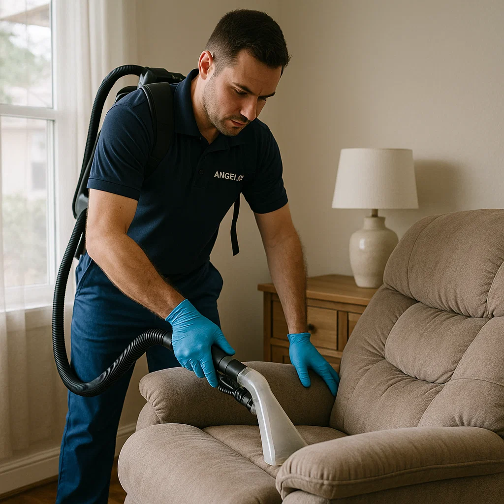 Angelo's Hard Floor & Duct Cleaning trusted local recliner cleaning