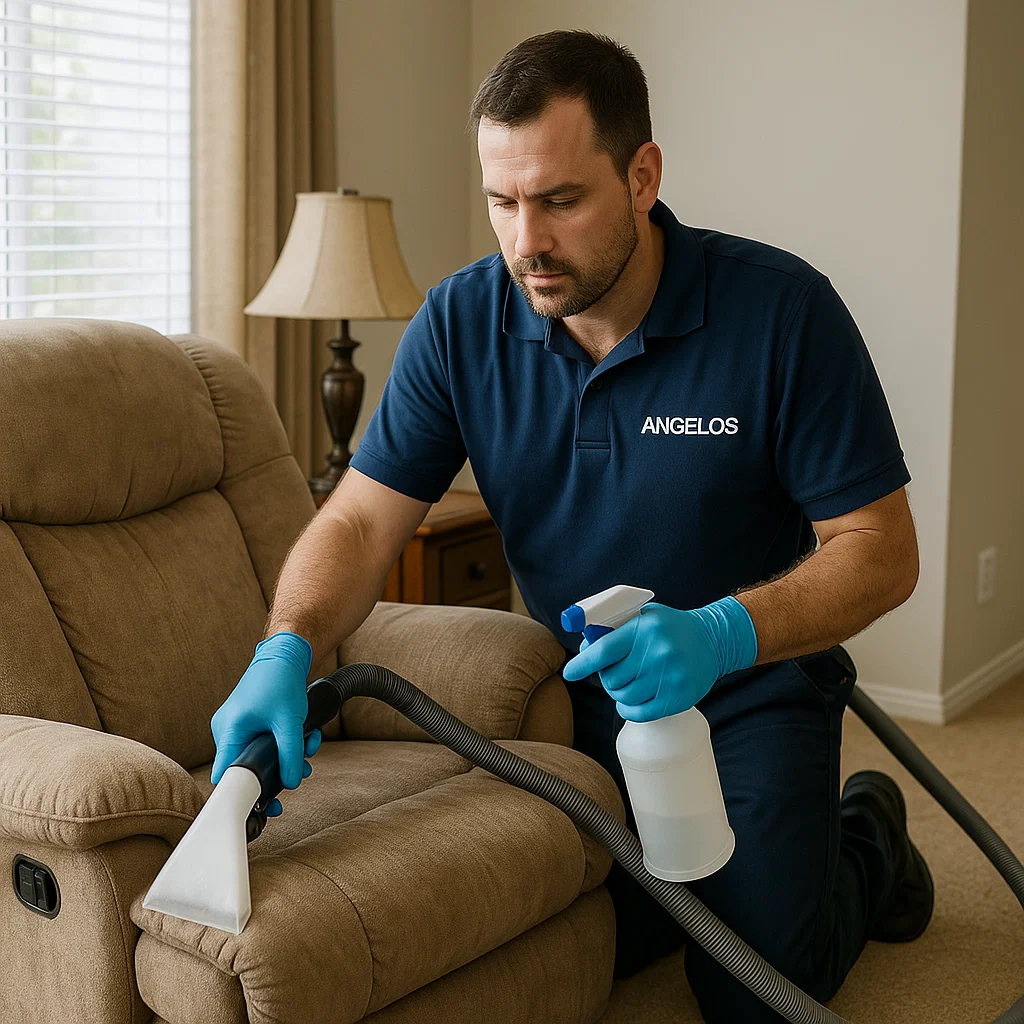 Angelo's Hard Floor & Duct Cleaning trusted household recliner cleaning