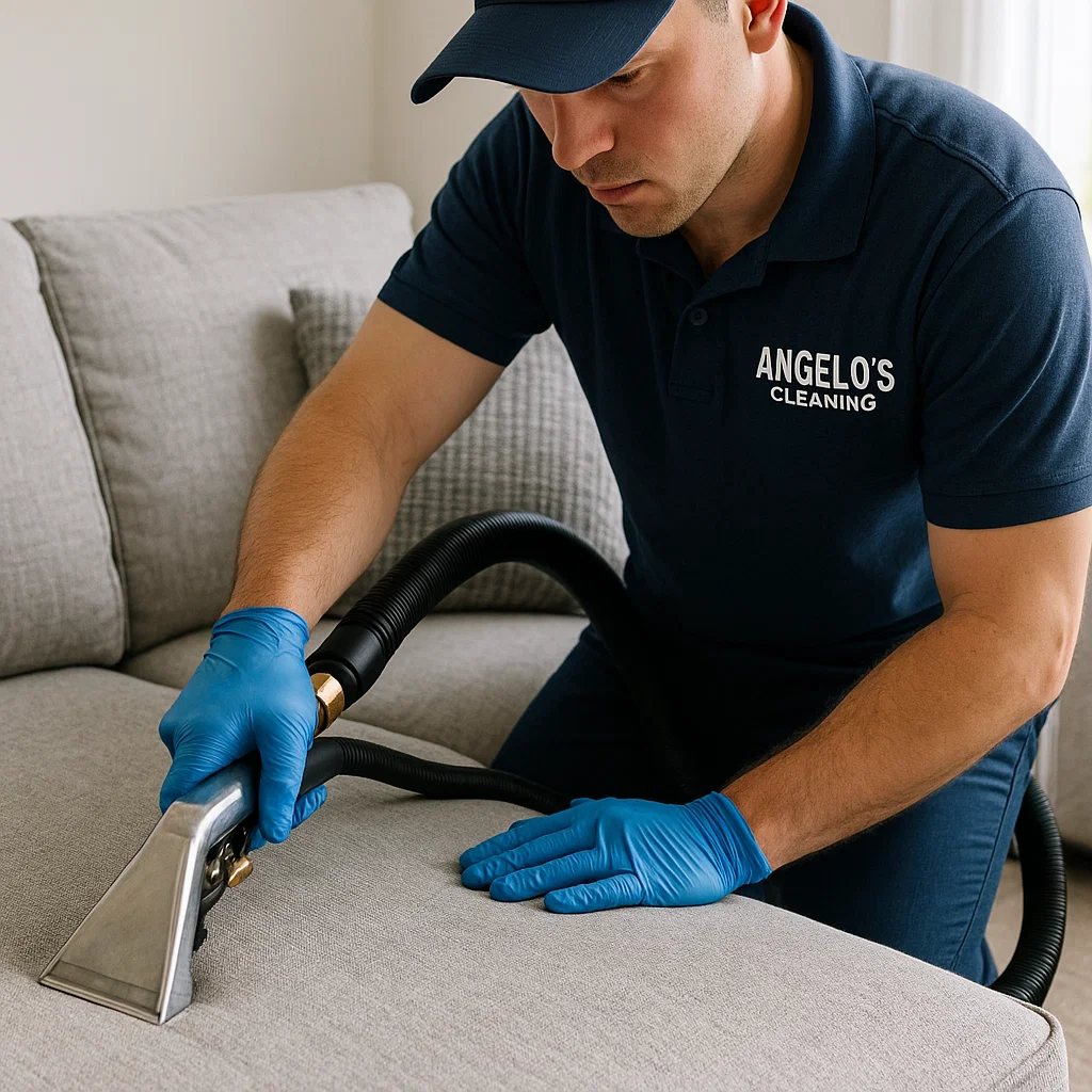 Upholstery cleaning for sofas — family-safe