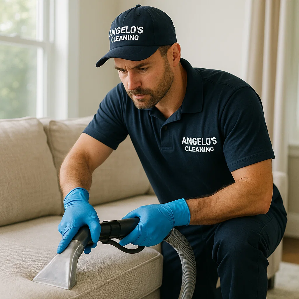 Upholstery sofa cleaning — bright