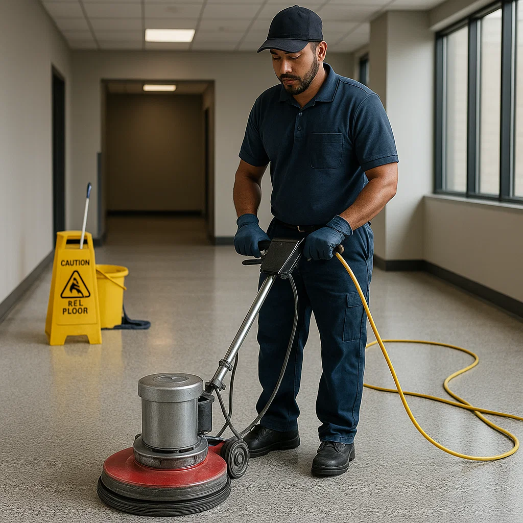 Composite floor cleaning for LVP/LVT in Delaware County, PA