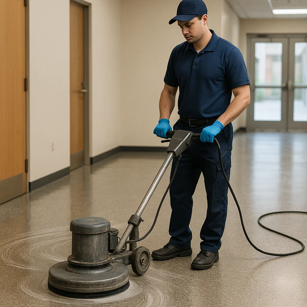 Cleaner removing streaks during final rinse