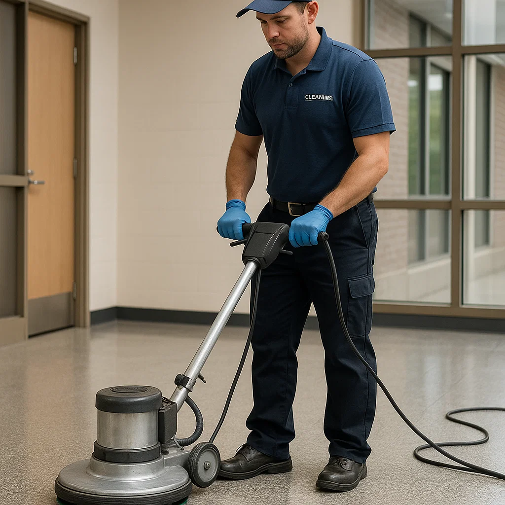 Cleaner reviewing composite floor dry time