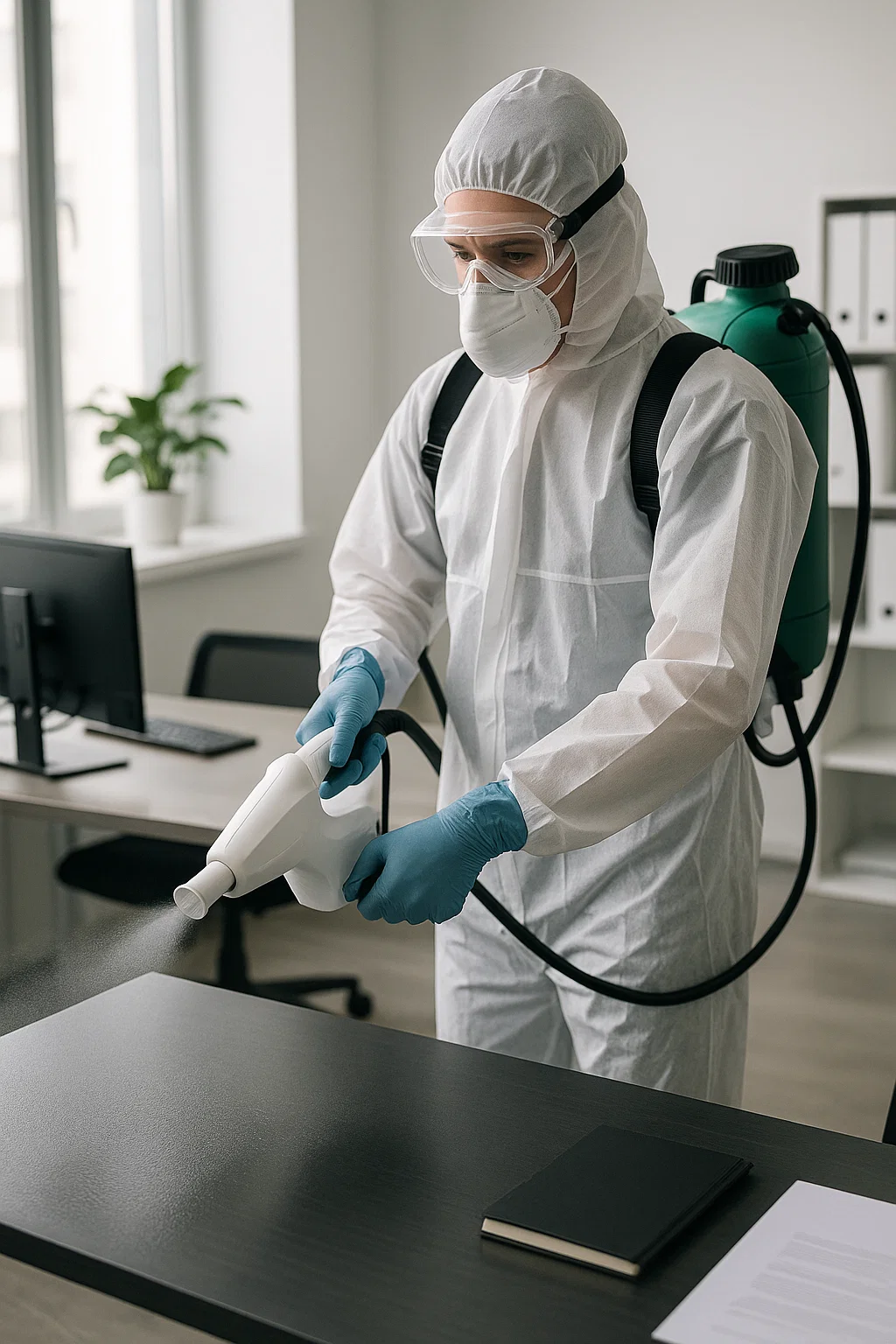 Disinfectant fogging in Delaware County, Pa — fine-mist, room-wide coverage of touch points