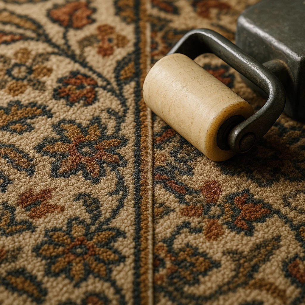 Macro of patterned seam aligned for continuous motif