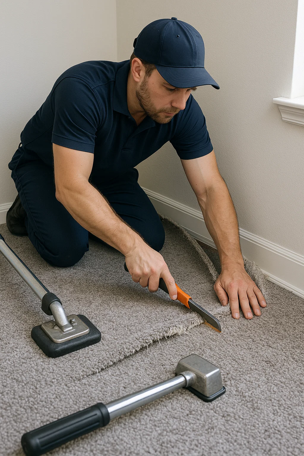 Trusted carpet repair professionals at Angelos Hard Floor and Duct Cleaning