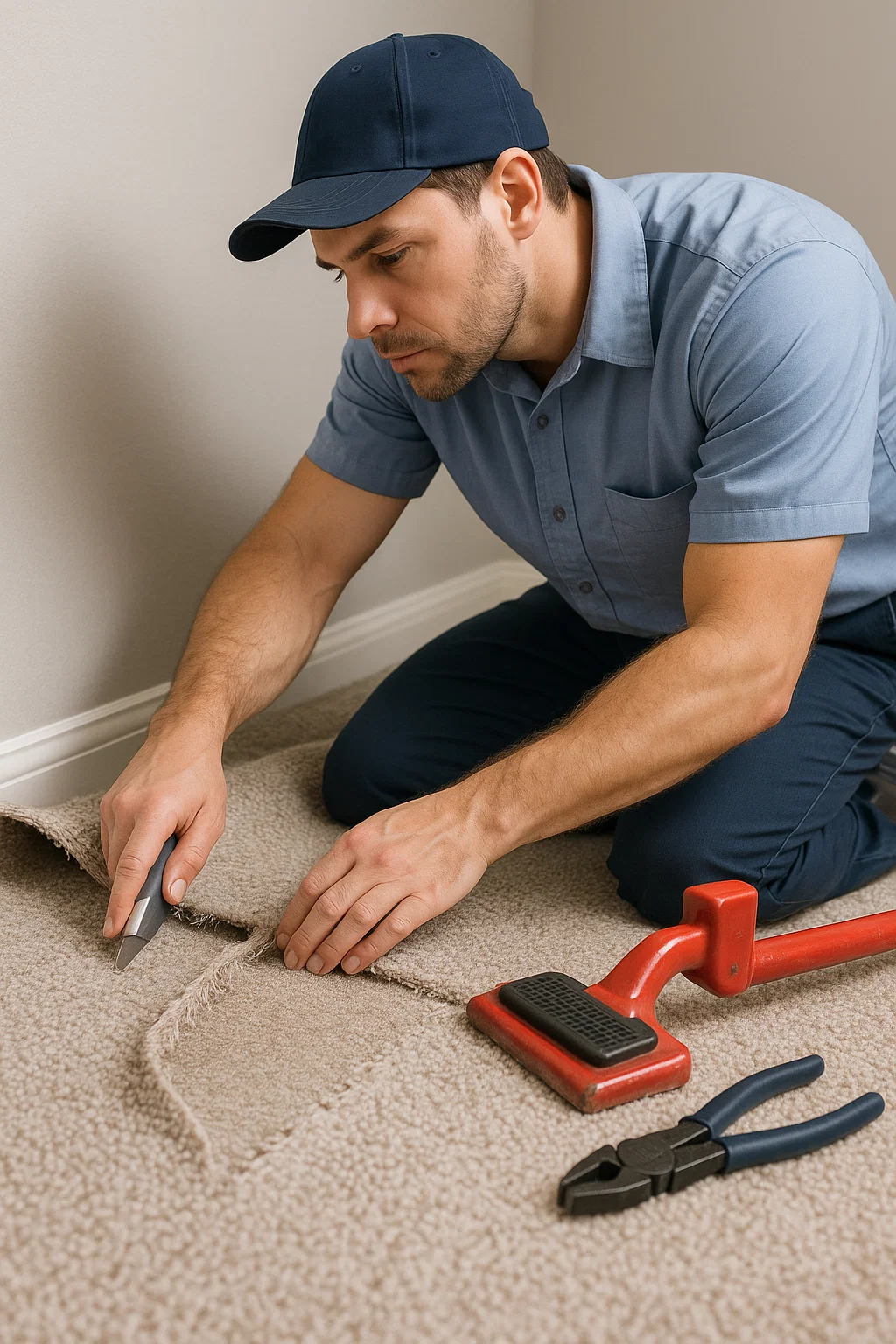 Residential carpet repair company Angelos Hard Floor and Duct Cleaning