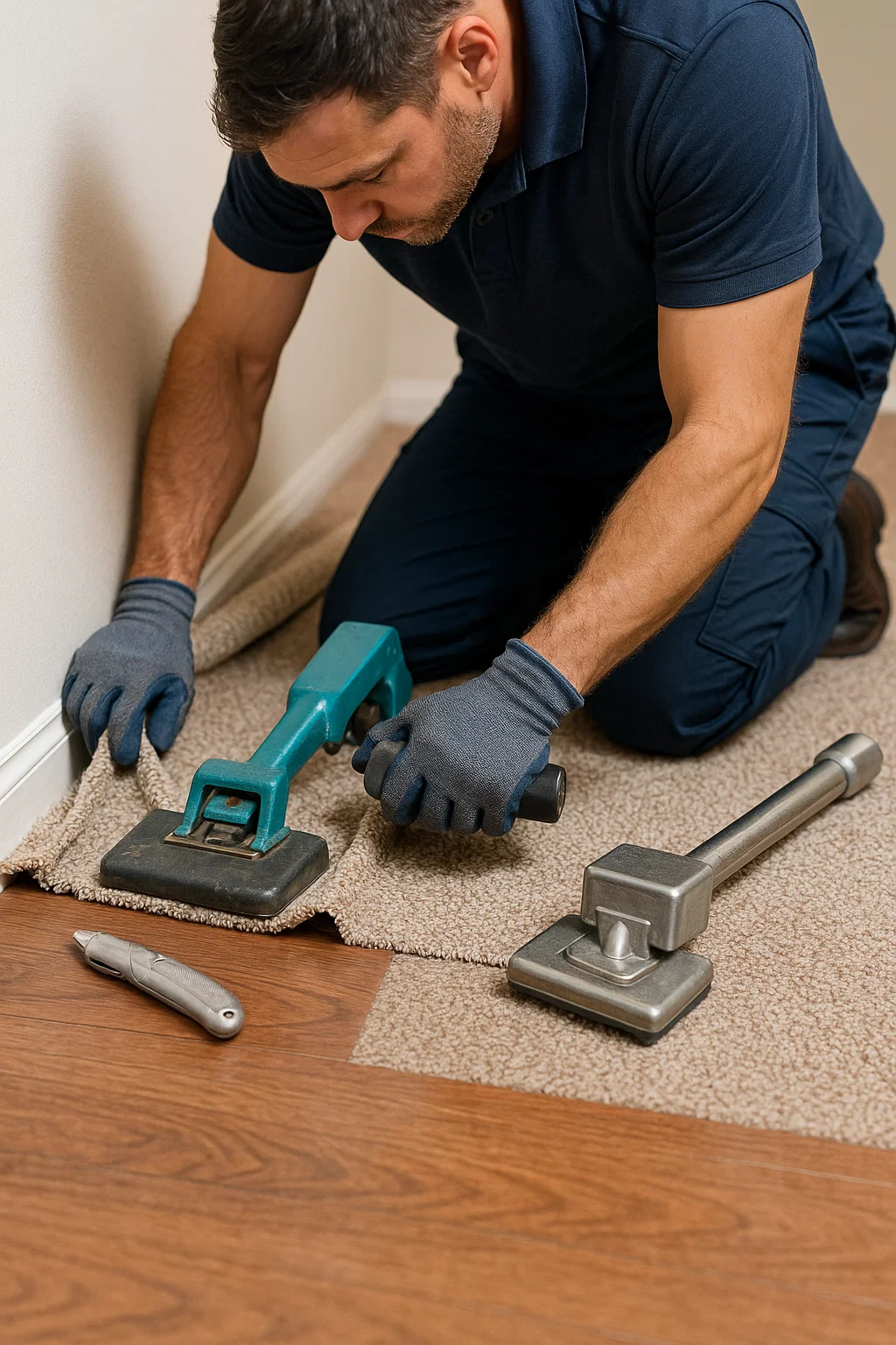 Carpet repair with Angelos Hard Floor and Duct Cleaning