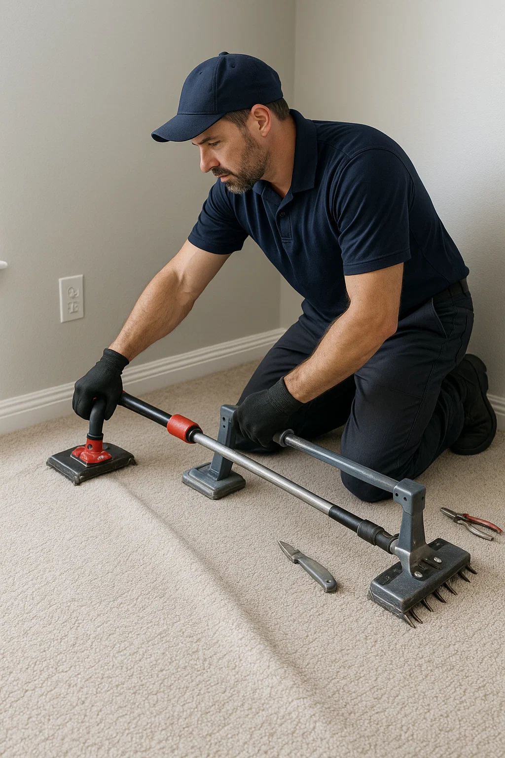 Comprehensive carpet repair with Angelos Hard Floor and Duct Cleaning