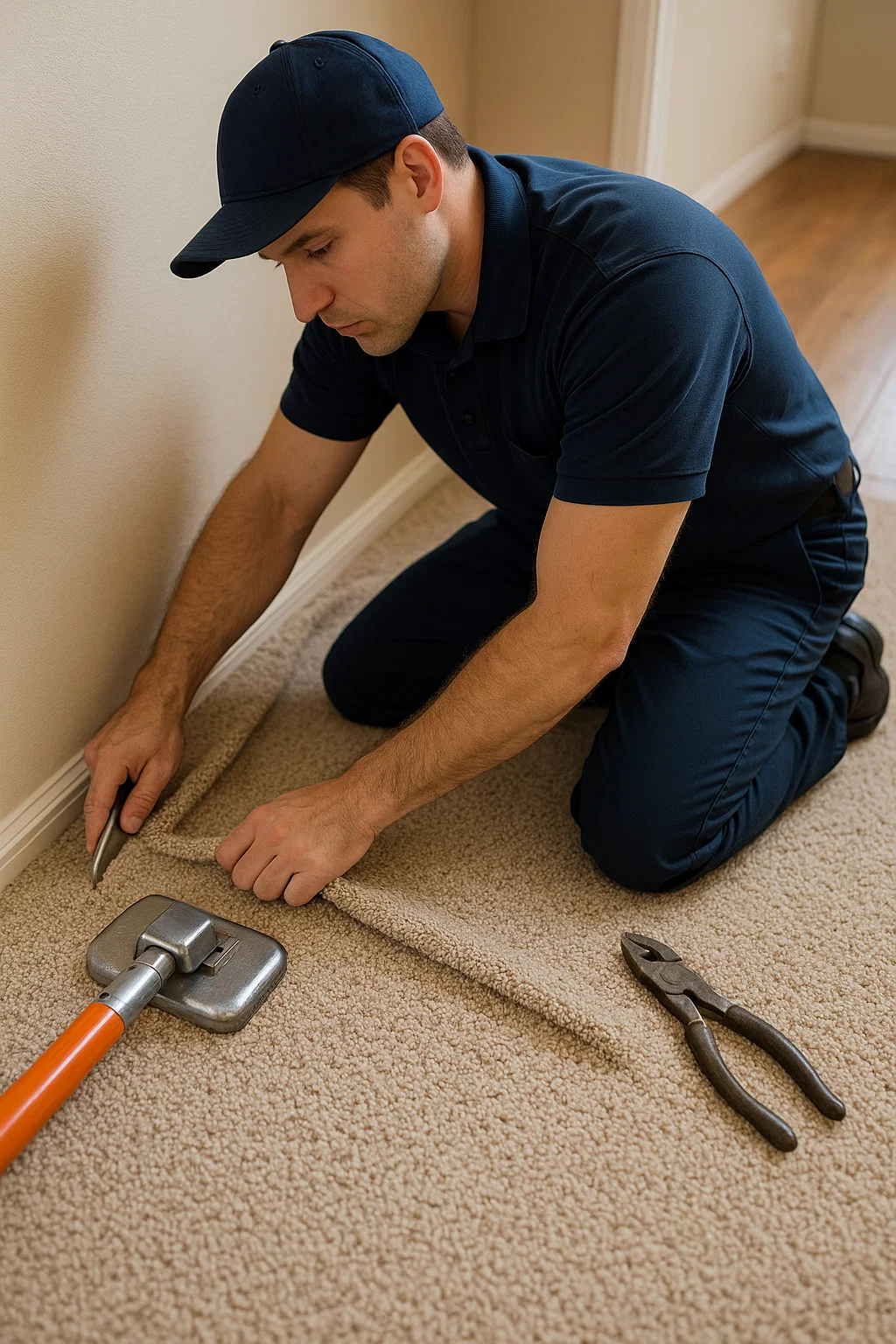 Full-service carpet repair with Angelos Hard Floor and Duct Cleaning