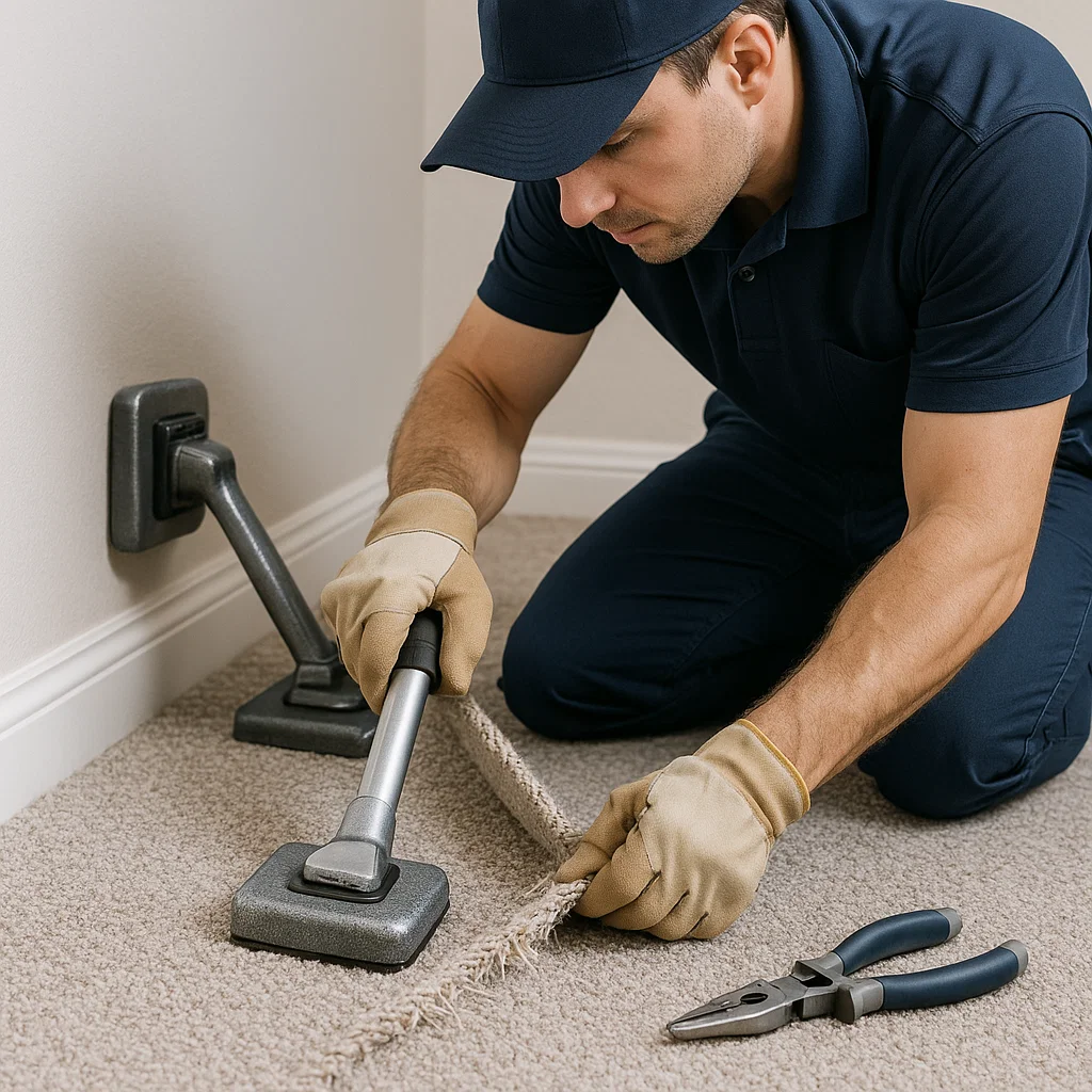 Professional carpet repair company Angelos Hard Floor & Duct Cleaning