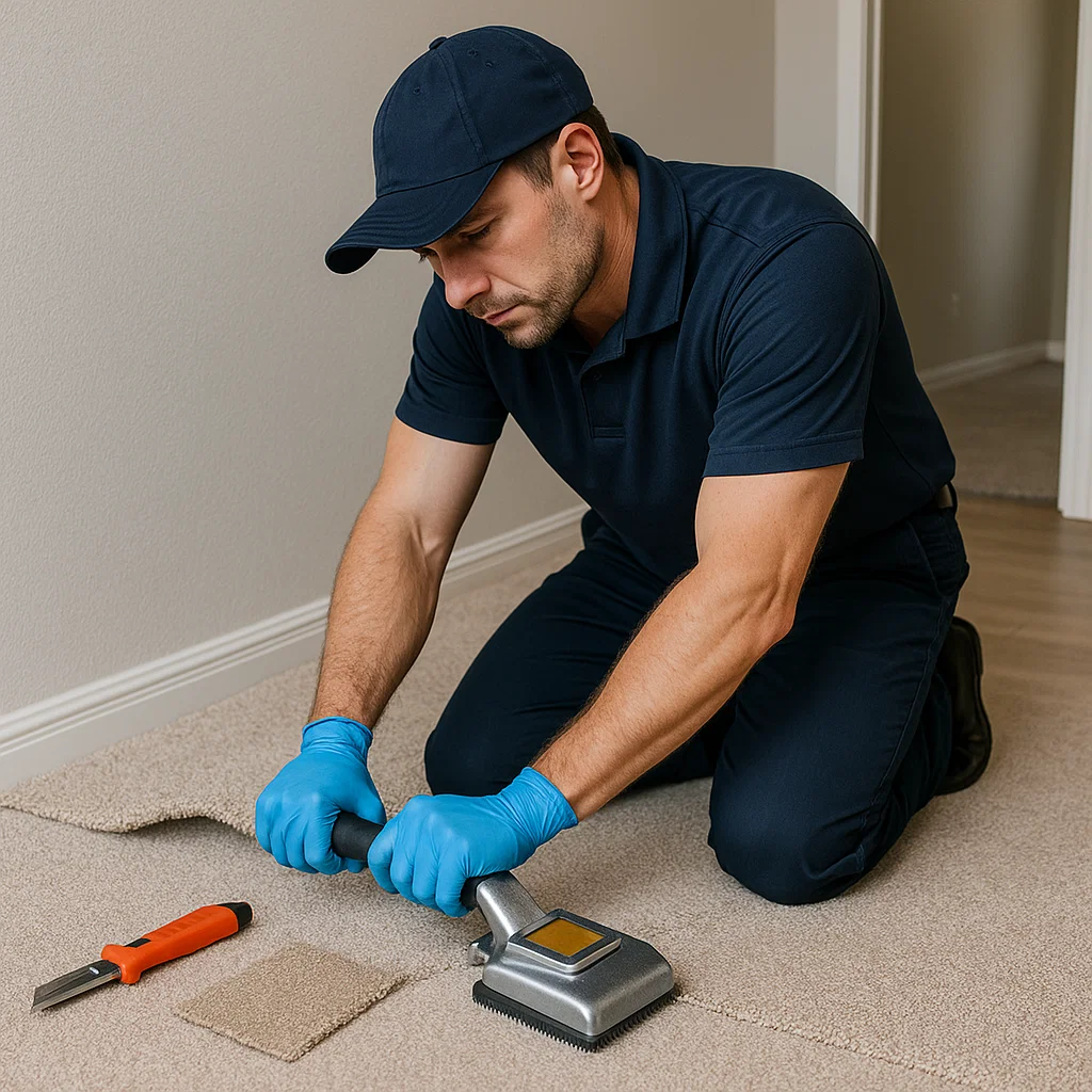 Trusted carpet repair company Angelos Hard Floor & Duct Cleaning