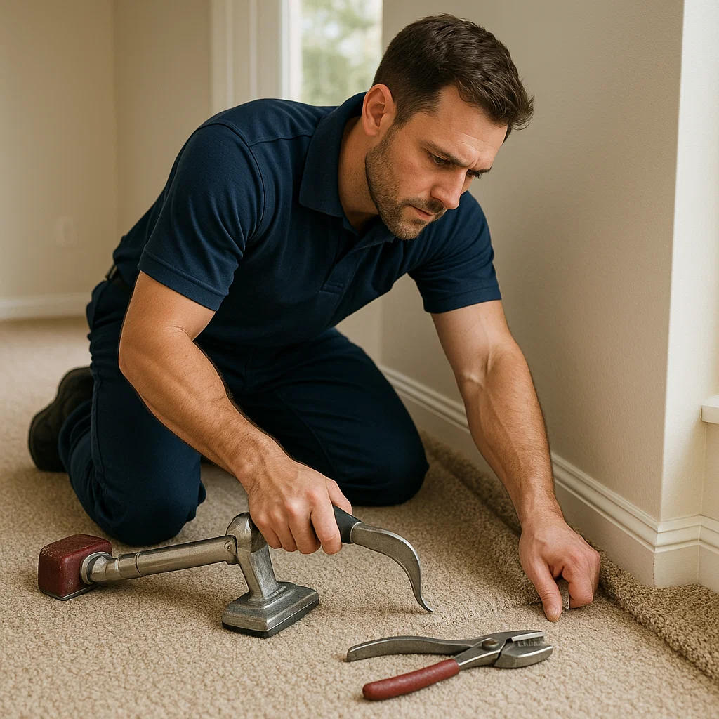 Residential carpet repair company Angelos Hard Floor & Duct Cleaning
