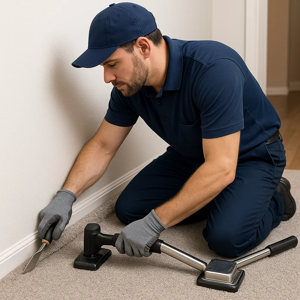 Commercial carpet repair company Angelos Hard Floor & Duct Cleaning