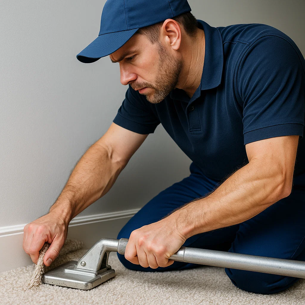 Quality carpet repair with Angelos Hard Floor & Duct Cleaning